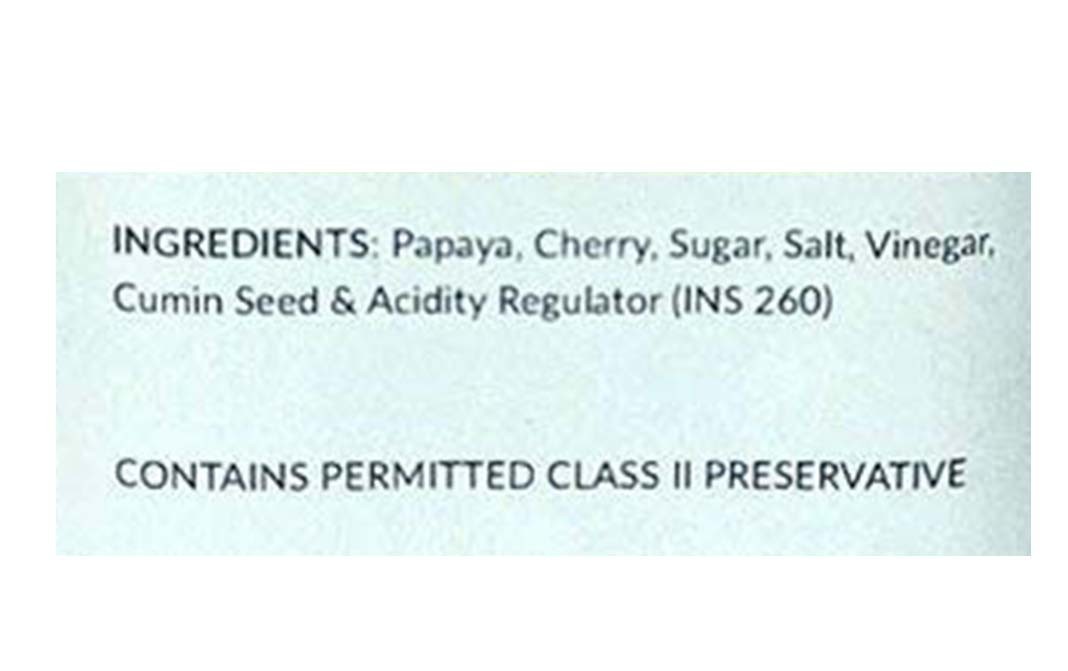 Arko's Papaya Chutney    Glass Jar  200 grams